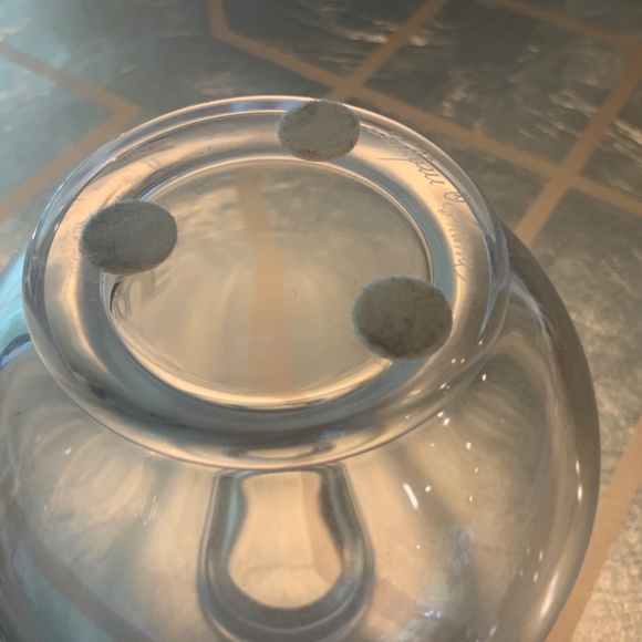 Lalique 1980โs Extra Large Crystal Les Anemone Perfume Bottle 6.5โH - Picture 6 of 7